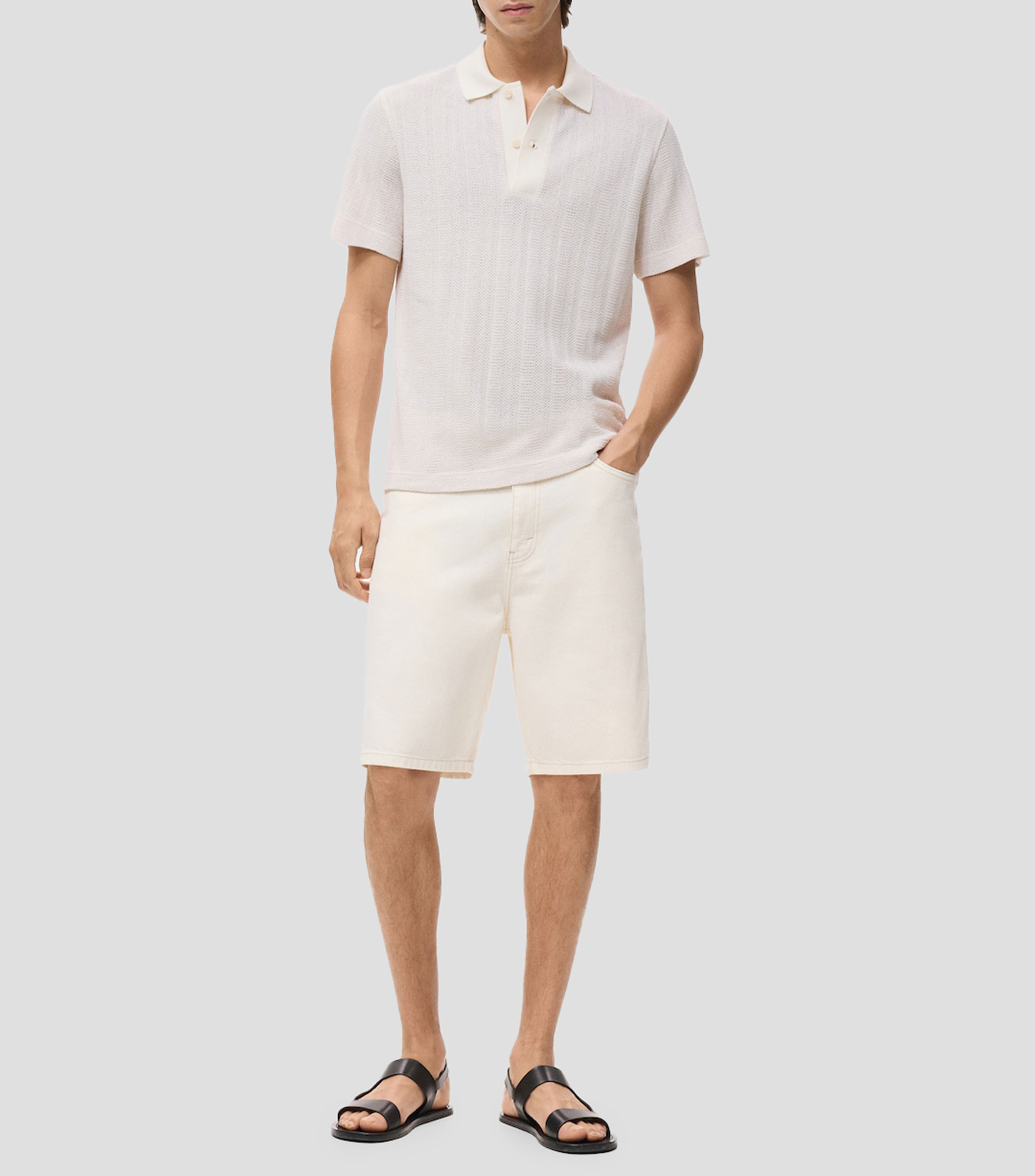 Playera tipo polo manga corta Hombre